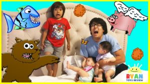 FUNNY DISASTER SURVIVAL Family Fun Kids Pretend Playtime with Twin Babies