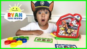 PAW PATROL TOY Bingo Game for Kids! Family Fun Activities Egg Surprise Toys