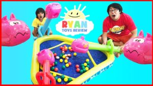 BALL HOG GIANT HUNGRY HUNGRY HIPPO Family Fun Game For Kids Egg Surprise Toys