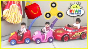 McDonald’s Drive Thru Prank Bad Kid and Bad Babies on Disney Cars McQueen Power Wheels Rid ...