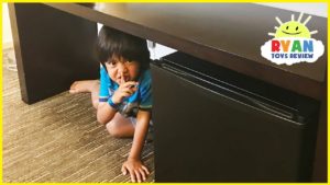 HIDE AND SEEK in Hotel Parent vs Kid! Surprise Toys Hunt Family Fun Kids Pretend Playtime Ryan