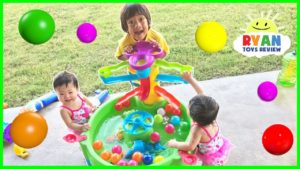 Ball Pit Balls Water Toys Step 2 for Kids and Babies Playtime In The Pool with Ryan ToysReview