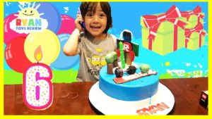 Ryan’s 6th Birthday Party! First Cell Phone Surprise Toys Opening Presents Roblox Toys