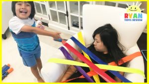 Learn Colors with sticky tape prank! Pretend play Bad Baby Are You Sleeping Nursery Rhymes