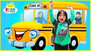 The Wheels on the Bus Nursery Rhymes Songs for Children with Ryan ToysReview