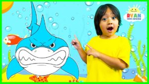 Learn about Sharks for Kids with Ryan and learn sea animals names