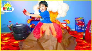 How Do Volcano Erupt? |  Educational Video for kids with Ryan ToysReview