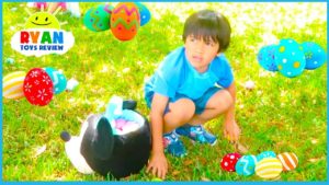 Easter Egg Hunt Surprise Toys for Kids at the Farm with Ryan ToysReview!