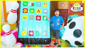 Giant Surprise Toys with Huge Ipad for Ryan!!!