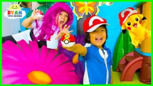 POKEMON GO In Real Life + Ryan vs Team Rocket!!!