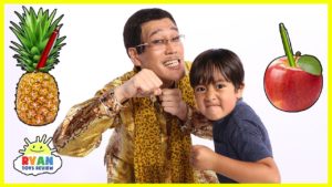 PPAP(Pen Pineapple Apple Pen) Challenge Ryan VS PIKOTARO