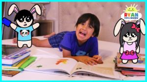 Ryan Reading Book Story Time – Kid Night Routine!