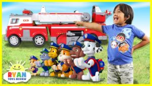 Ryan and the PAW Patrol Pups Go on an ULTIMATE RESCUE Mission | Ryan ToysReview