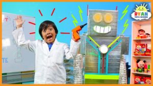 Let’s Build A Robot Kids Song | Body Parts Exercise and Dance for Children | Ryan ToysReview