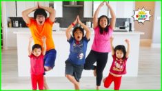 Kids Exercise Body Parts song Dance Challenge with Ryan’s World