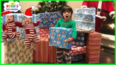 Christmas Morning 2016 Opening Presents with Ryan ToysReview