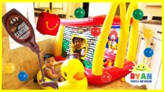 McDonald’s Drive Thru and Giant Ball Pits Water Inflatable toys