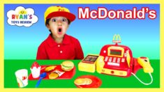 McDonald’s Cash Register Toy Pretend Play Food Cookie Monster Happy Meal Trolls Toys For Kids