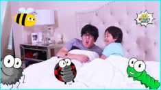 Ryan plays Bugs In Bed and more 1 hour fun games for kids!