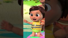 Play Outside with Nina Surfing at the Beach! CoComelon #Shorts #nurseryrhymes